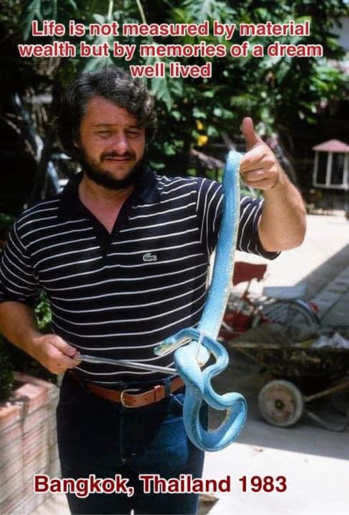 Bangkok, 1983 — on the import trail.